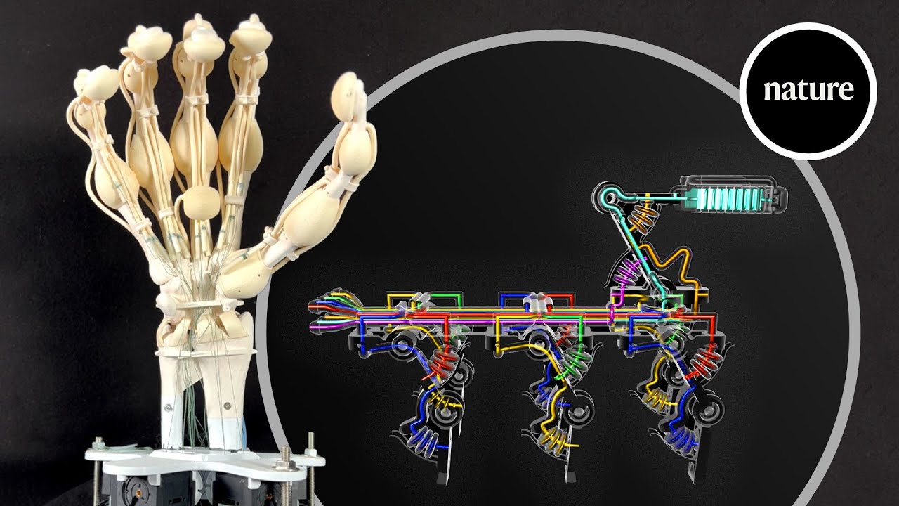 Vision-Controlled Jetting montage with a printed robotic hand and fluidic robot systems